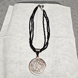 Original Silpada Pendant and Beaded Necklace